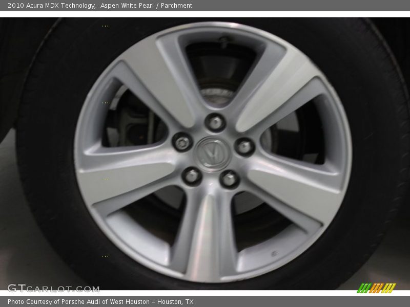 Aspen White Pearl / Parchment 2010 Acura MDX Technology