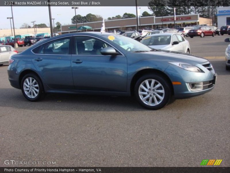 Steel Blue / Black 2012 Mazda MAZDA6 i Touring Sedan