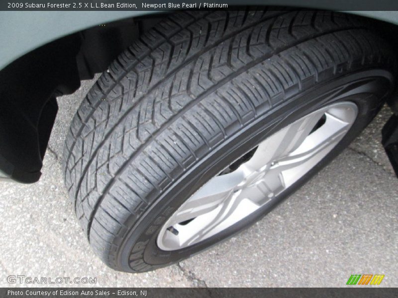 Newport Blue Pearl / Platinum 2009 Subaru Forester 2.5 X L.L.Bean Edition