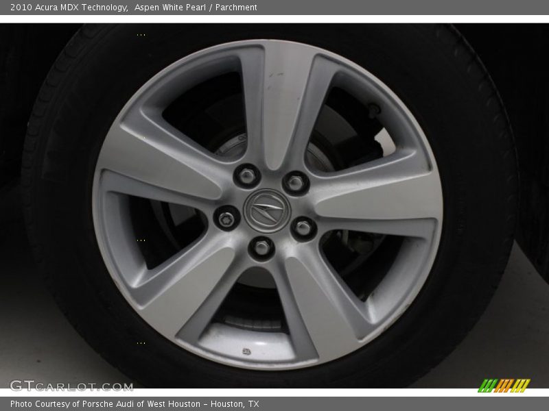 Aspen White Pearl / Parchment 2010 Acura MDX Technology