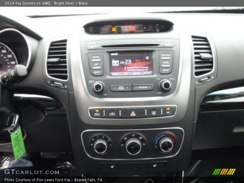 Bright Silver / Black 2014 Kia Sorento LX AWD