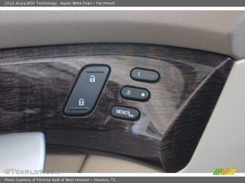 Aspen White Pearl / Parchment 2010 Acura MDX Technology