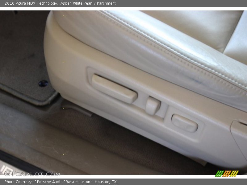 Aspen White Pearl / Parchment 2010 Acura MDX Technology