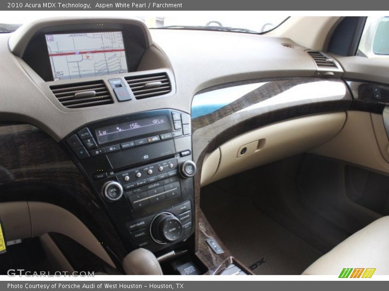 Aspen White Pearl / Parchment 2010 Acura MDX Technology