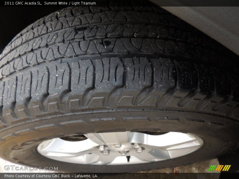 Summit White / Light Titanium 2011 GMC Acadia SL