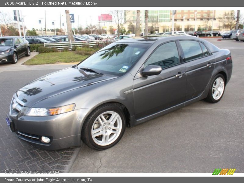 Polished Metal Metallic / Ebony 2008 Acura TL 3.2