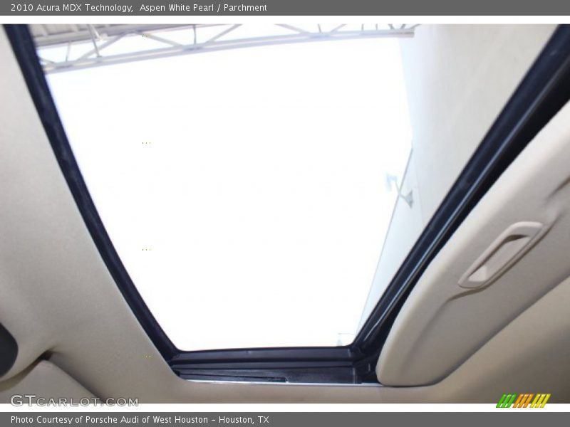 Aspen White Pearl / Parchment 2010 Acura MDX Technology