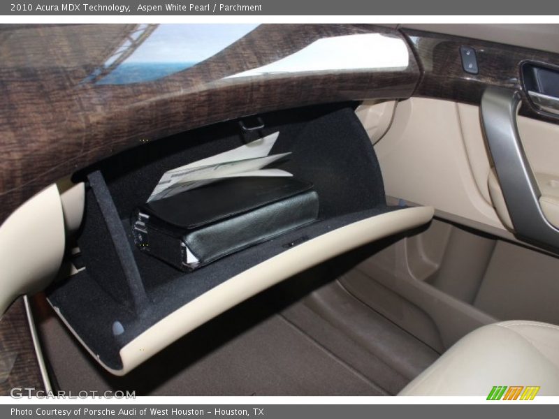 Aspen White Pearl / Parchment 2010 Acura MDX Technology