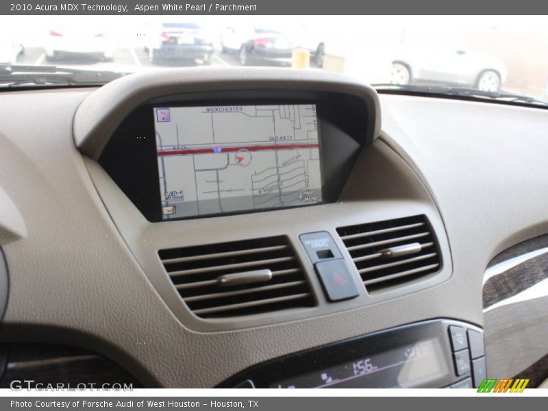 Aspen White Pearl / Parchment 2010 Acura MDX Technology
