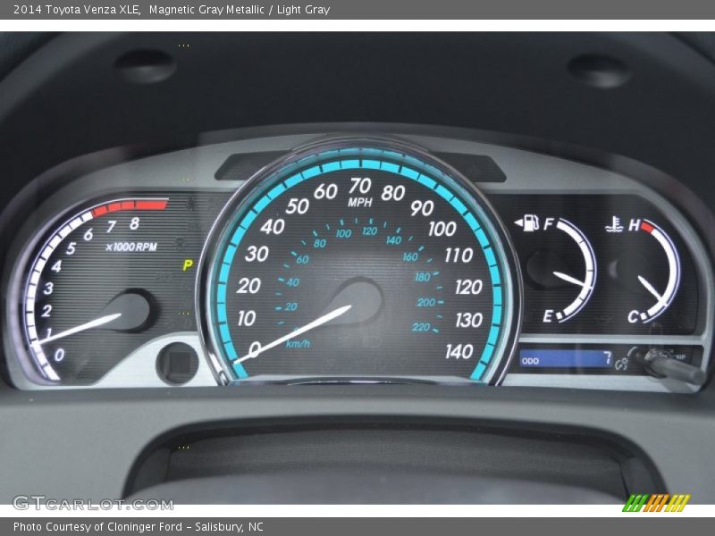 Magnetic Gray Metallic / Light Gray 2014 Toyota Venza XLE