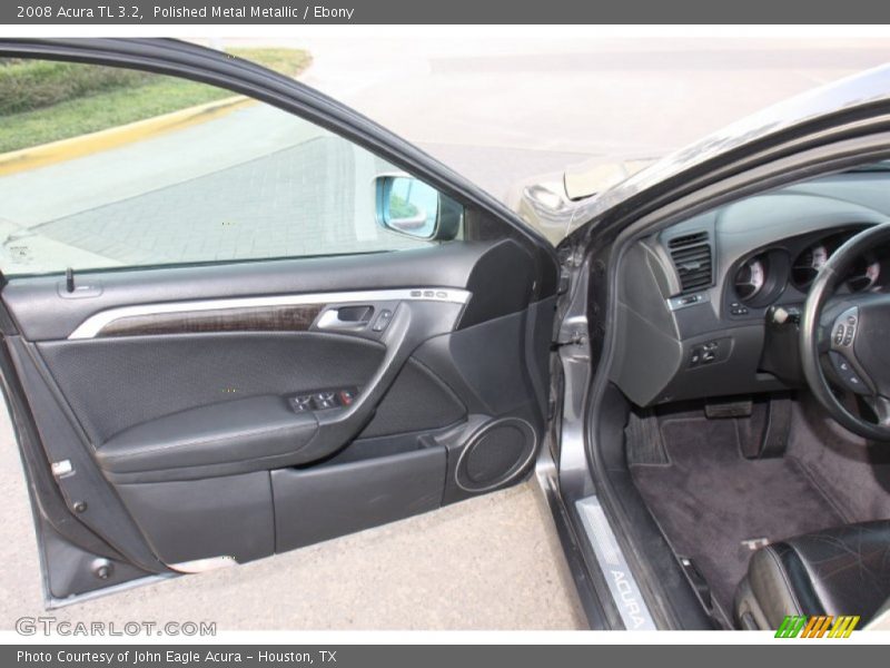Polished Metal Metallic / Ebony 2008 Acura TL 3.2