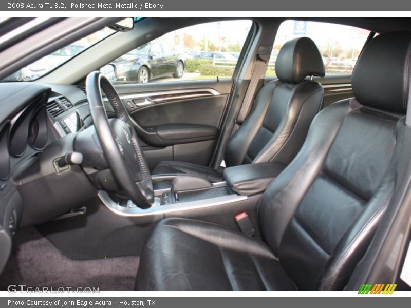 Polished Metal Metallic / Ebony 2008 Acura TL 3.2