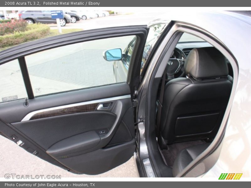 Polished Metal Metallic / Ebony 2008 Acura TL 3.2