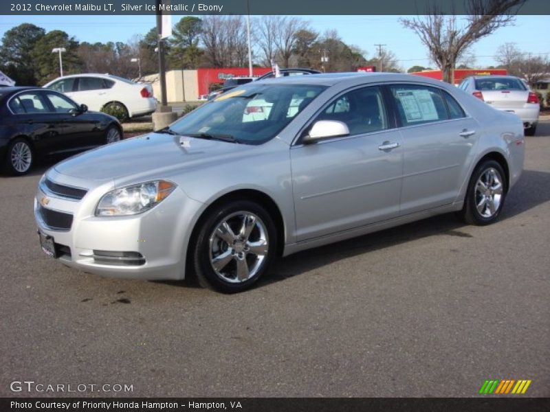 Silver Ice Metallic / Ebony 2012 Chevrolet Malibu LT