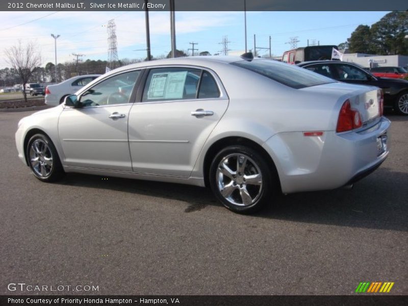 Silver Ice Metallic / Ebony 2012 Chevrolet Malibu LT