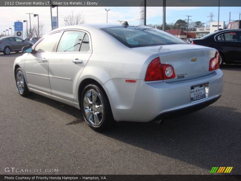 Silver Ice Metallic / Ebony 2012 Chevrolet Malibu LT