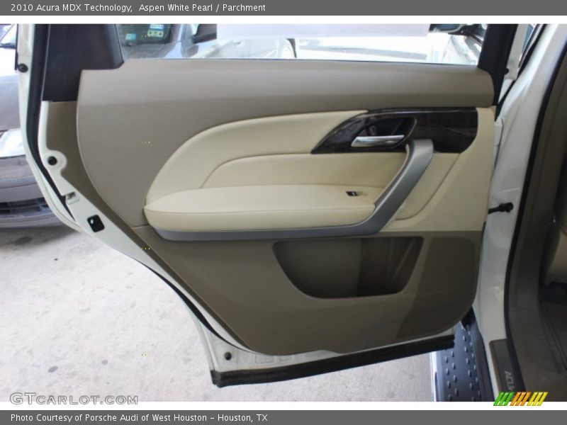 Aspen White Pearl / Parchment 2010 Acura MDX Technology