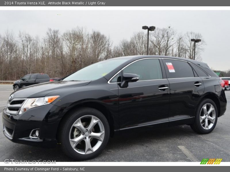 Attitude Black Metallic / Light Gray 2014 Toyota Venza XLE