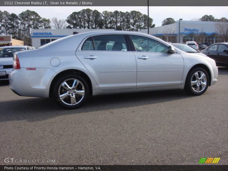 Silver Ice Metallic / Ebony 2012 Chevrolet Malibu LT
