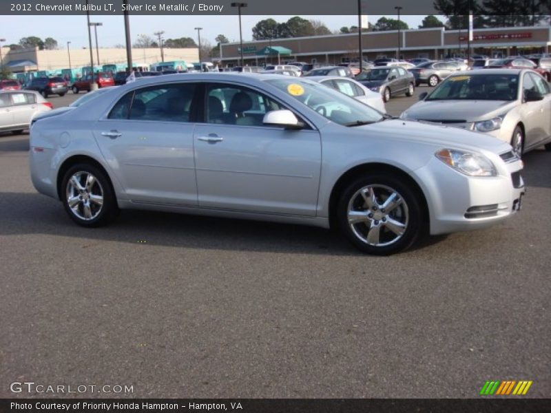 Silver Ice Metallic / Ebony 2012 Chevrolet Malibu LT