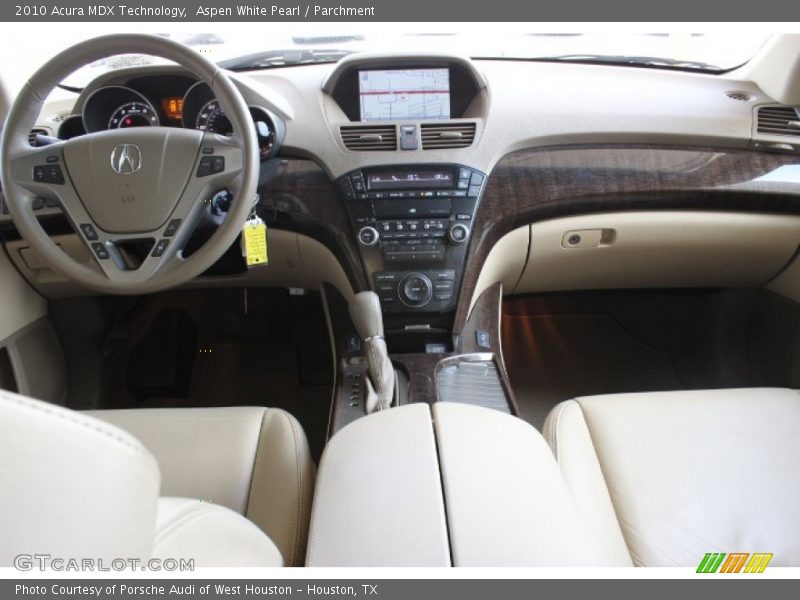 Aspen White Pearl / Parchment 2010 Acura MDX Technology