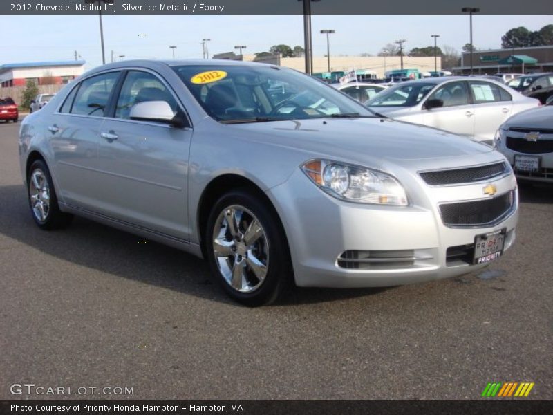 Silver Ice Metallic / Ebony 2012 Chevrolet Malibu LT