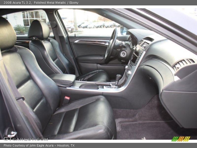 Polished Metal Metallic / Ebony 2008 Acura TL 3.2