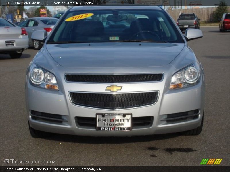Silver Ice Metallic / Ebony 2012 Chevrolet Malibu LT