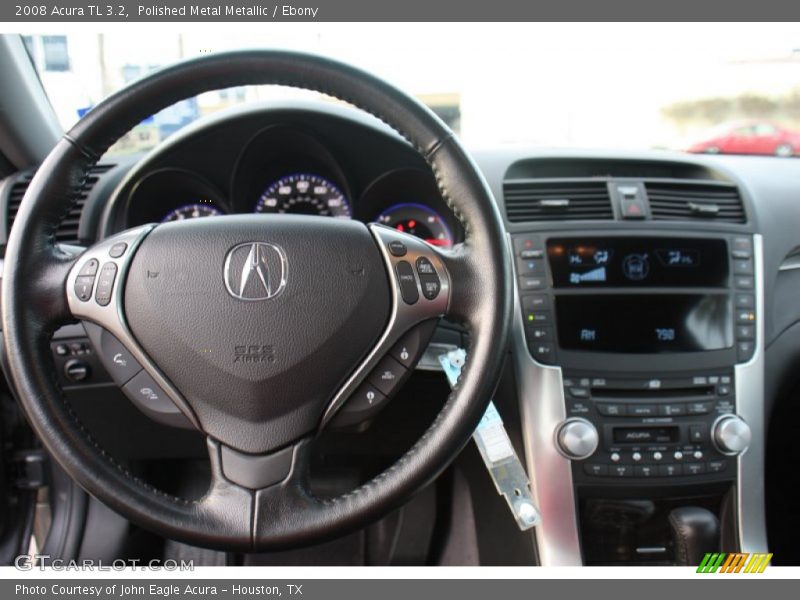 Polished Metal Metallic / Ebony 2008 Acura TL 3.2