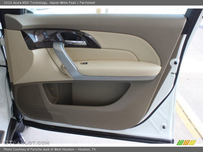Aspen White Pearl / Parchment 2010 Acura MDX Technology