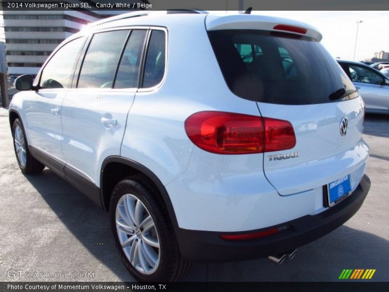 Candy White / Beige 2014 Volkswagen Tiguan SEL