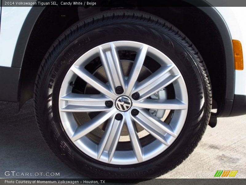 Candy White / Beige 2014 Volkswagen Tiguan SEL