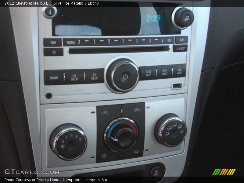 Silver Ice Metallic / Ebony 2012 Chevrolet Malibu LT