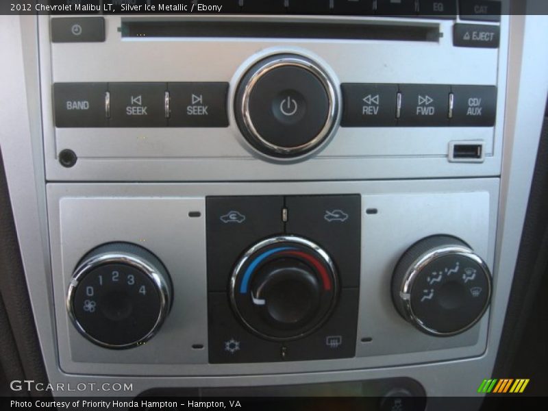 Silver Ice Metallic / Ebony 2012 Chevrolet Malibu LT