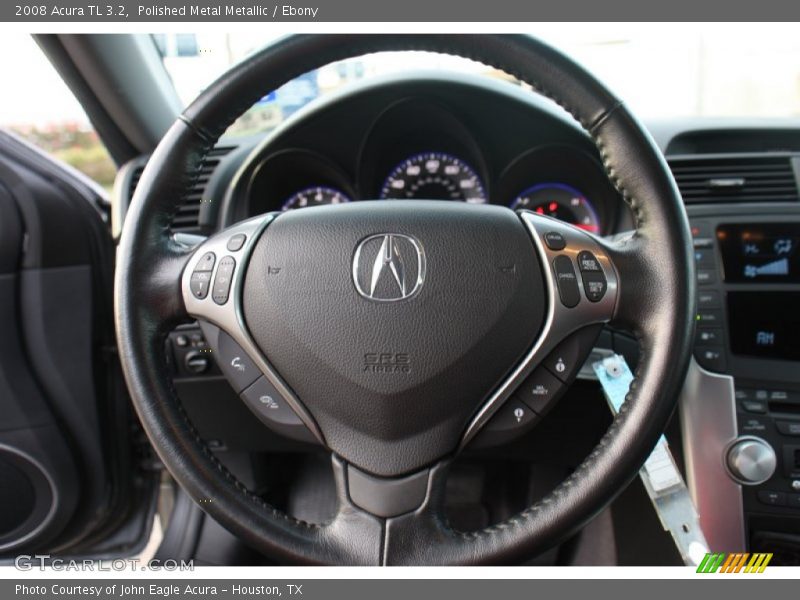 Polished Metal Metallic / Ebony 2008 Acura TL 3.2
