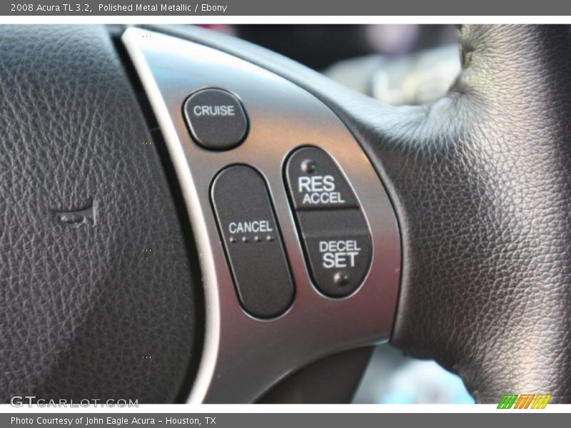 Polished Metal Metallic / Ebony 2008 Acura TL 3.2