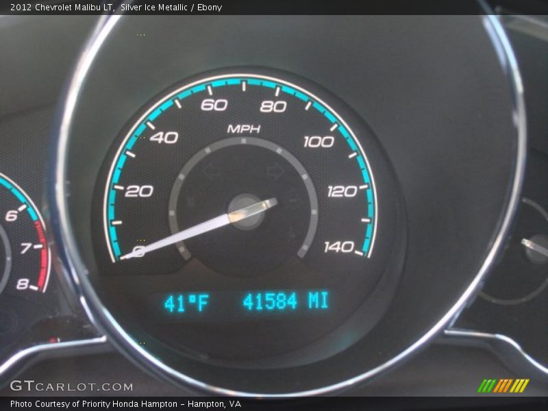 Silver Ice Metallic / Ebony 2012 Chevrolet Malibu LT