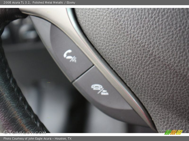 Polished Metal Metallic / Ebony 2008 Acura TL 3.2