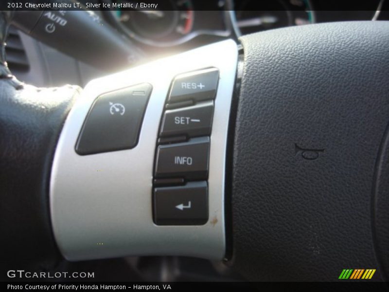 Silver Ice Metallic / Ebony 2012 Chevrolet Malibu LT
