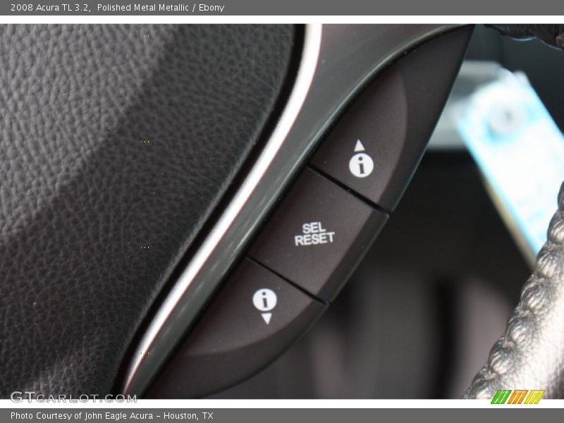 Polished Metal Metallic / Ebony 2008 Acura TL 3.2