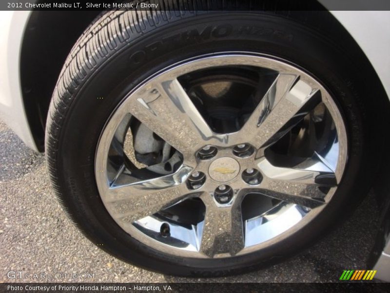 Silver Ice Metallic / Ebony 2012 Chevrolet Malibu LT