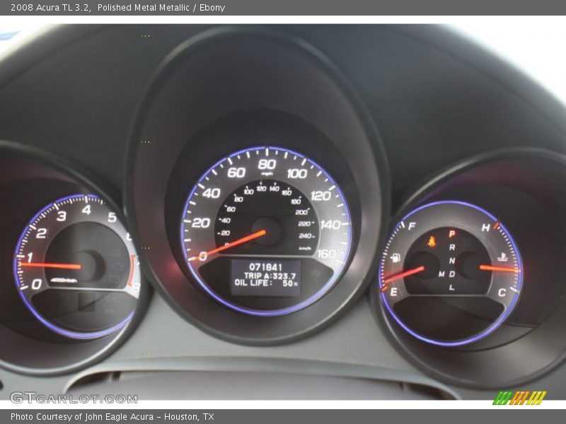 Polished Metal Metallic / Ebony 2008 Acura TL 3.2