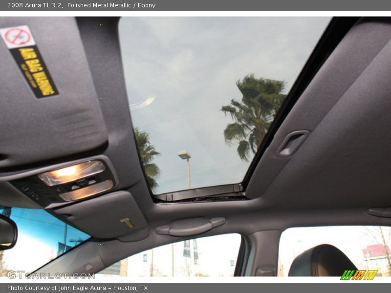 Polished Metal Metallic / Ebony 2008 Acura TL 3.2