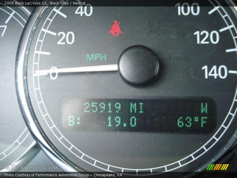 Black Onyx / Neutral 2006 Buick LaCrosse CX