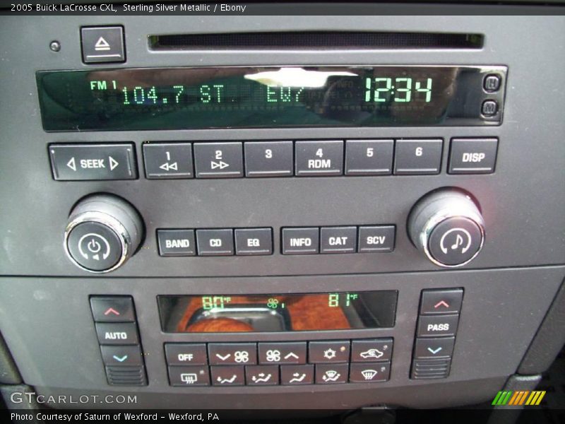 Sterling Silver Metallic / Ebony 2005 Buick LaCrosse CXL