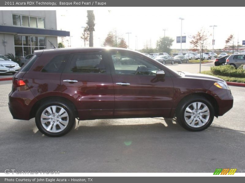 Basque Red Pearl / Taupe 2011 Acura RDX Technology