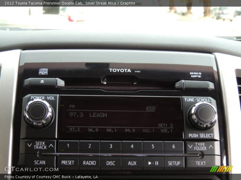 Audio System of 2012 Tacoma Prerunner Double Cab