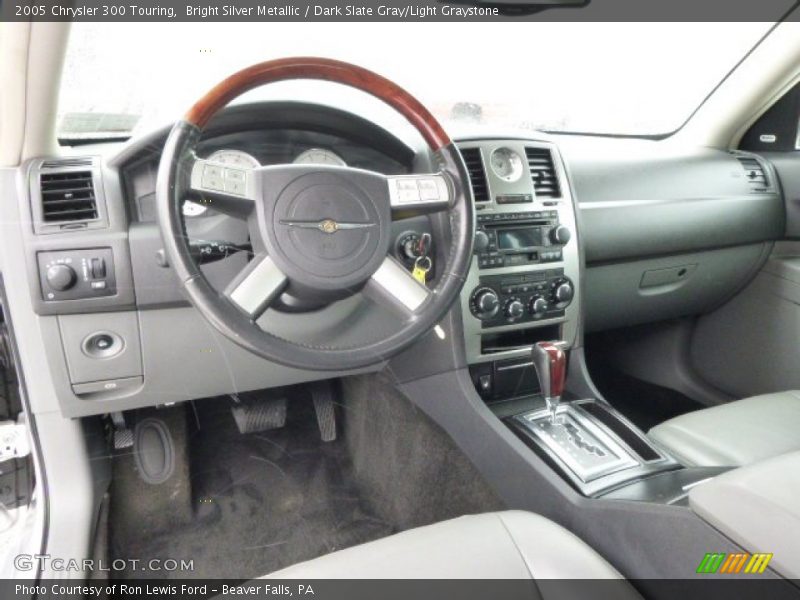 Bright Silver Metallic / Dark Slate Gray/Light Graystone 2005 Chrysler 300 Touring