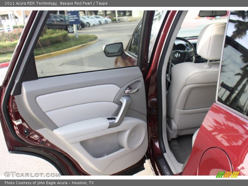 Basque Red Pearl / Taupe 2011 Acura RDX Technology