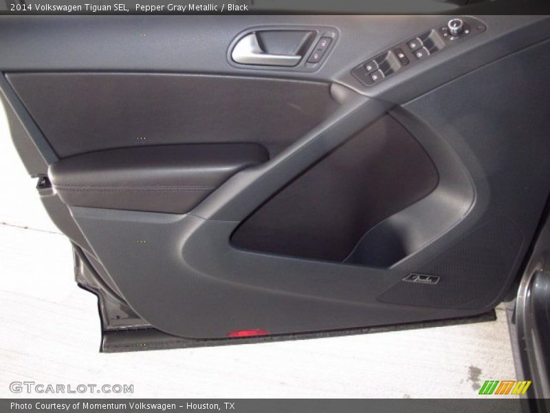 Pepper Gray Metallic / Black 2014 Volkswagen Tiguan SEL